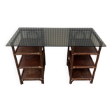 70s rattan desk