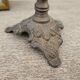 Pewter gray cherub candle holder.