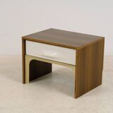 DF 2000 Bedside Table with Drawer by Raymond Loewy 1970's