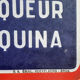 Old enamelled plate "Dubo Dubon Dubonnet" Wine liqueur cinchona 50x60cm 1937