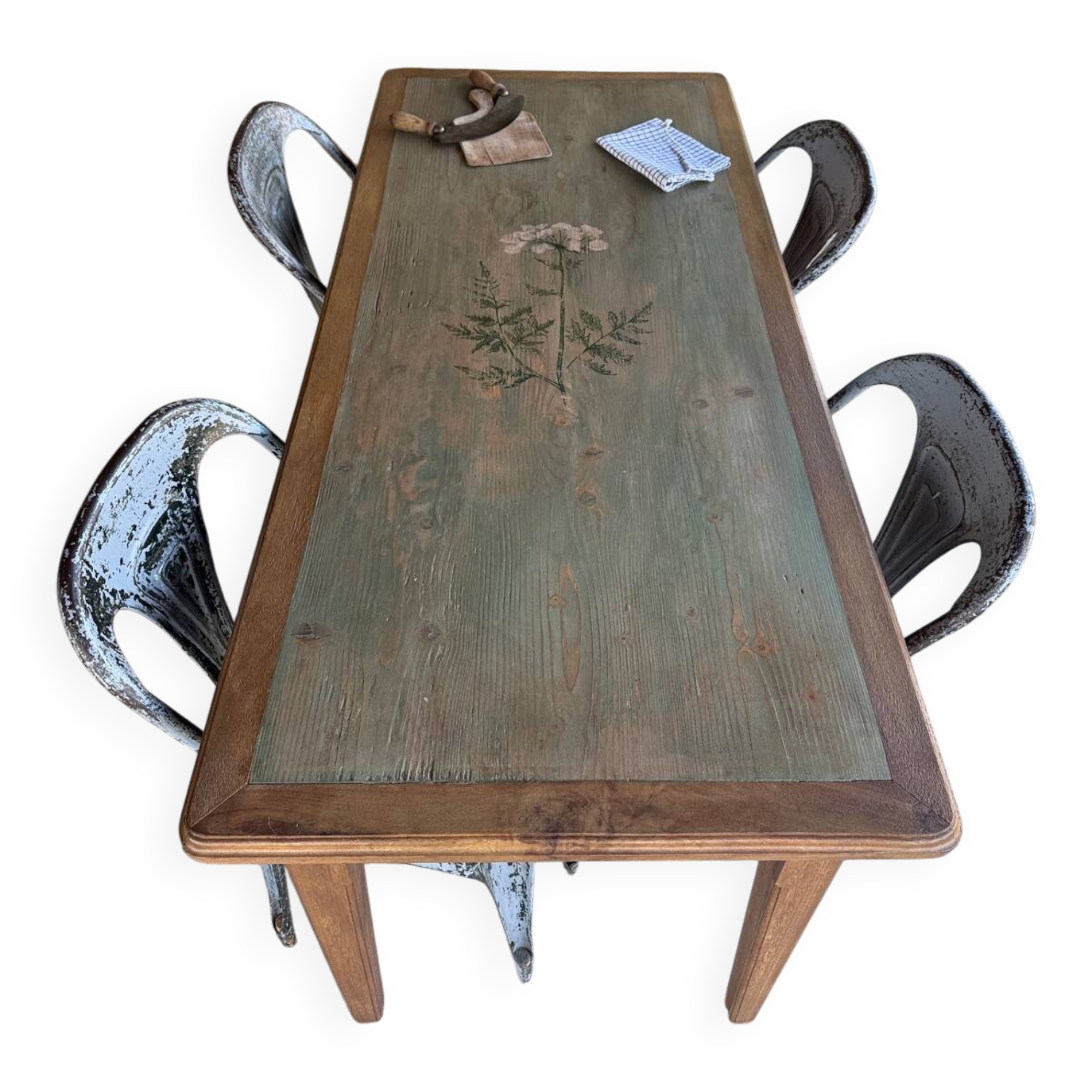 Hand-painted table