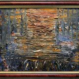 Abstract composition painting 20th century