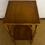 Rattan and bamboo selette