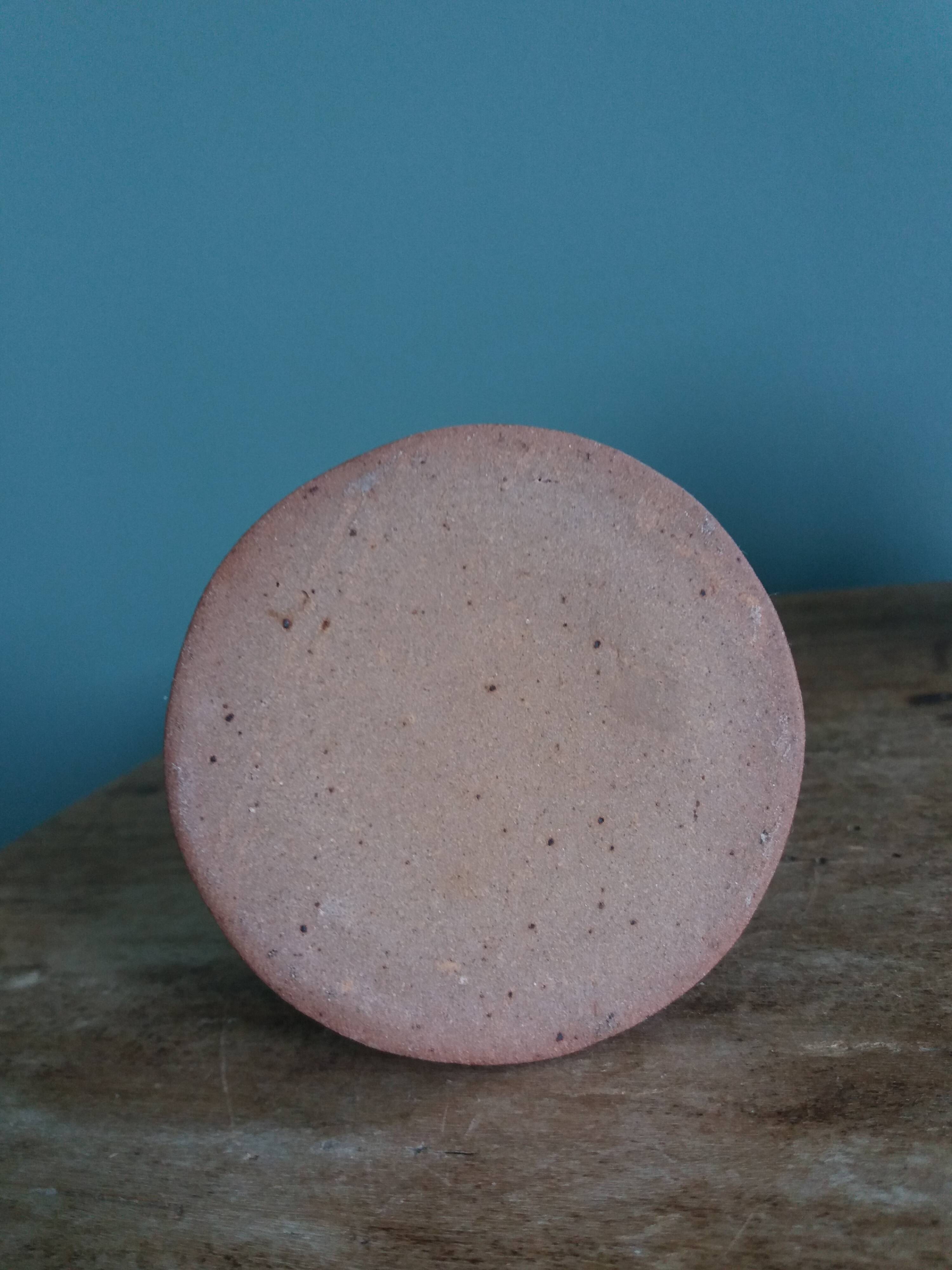 Puisaye stoneware candle holder