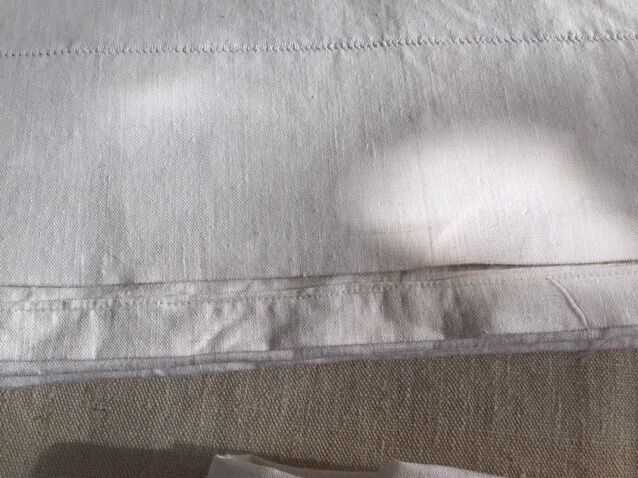 Pair of sheets marked LV