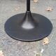 Black swivel parrot to 12 metal vintage 70s chrome balls