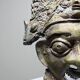 Vintage African bronze mask from Bamoun, Cameroon