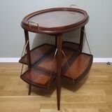 Art deco dessert in mahogany and marquetry