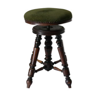Napoleon III beech piano stool