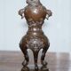 Paire de bougeoirs en bronze période Meiji vers 1870