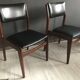 2 x vintage danish dining chairs