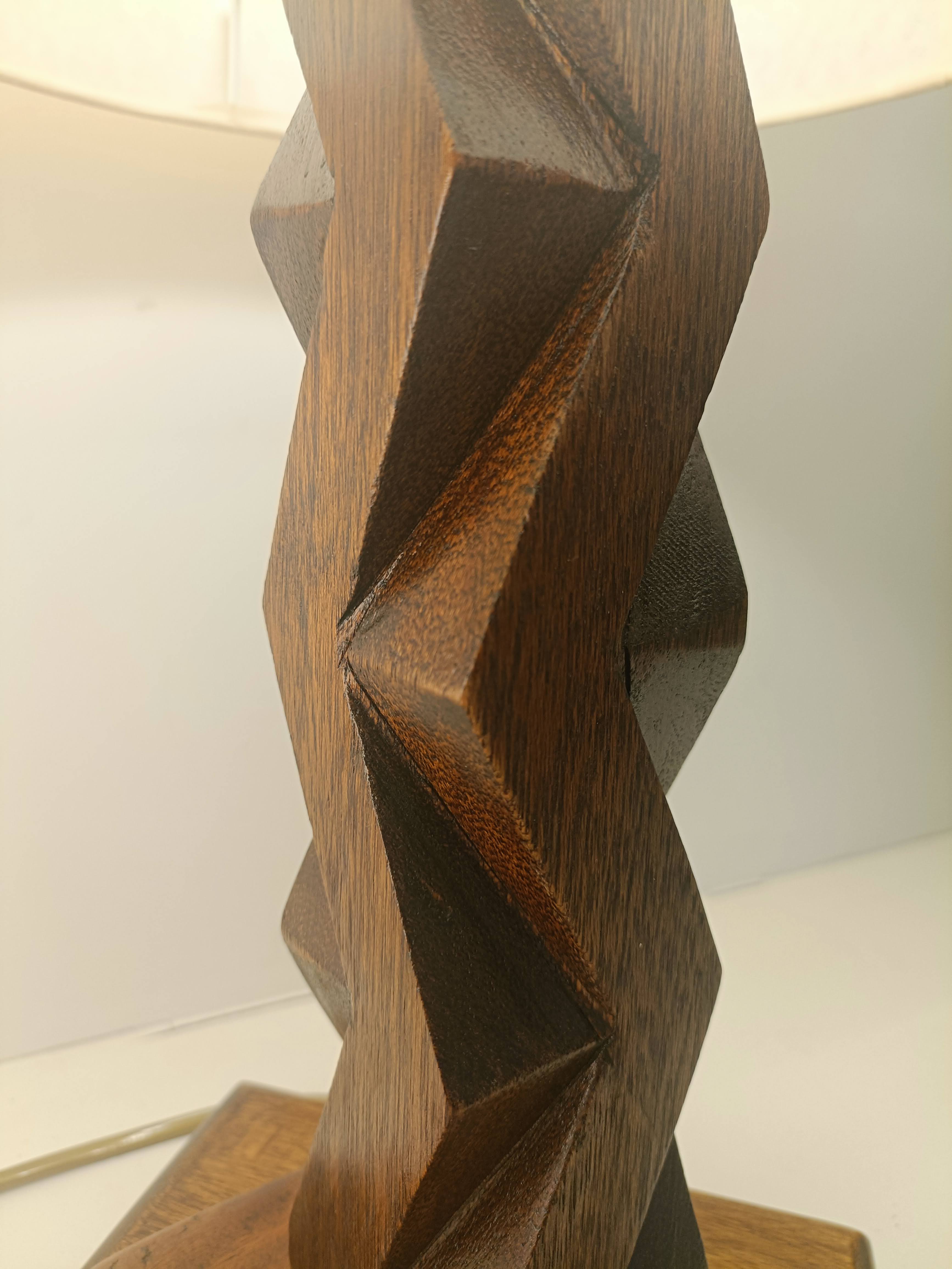 Lamp wooden sculpture, 1950