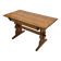 Vintage Pinewood Dining Table Desk with Drawer 60s Design