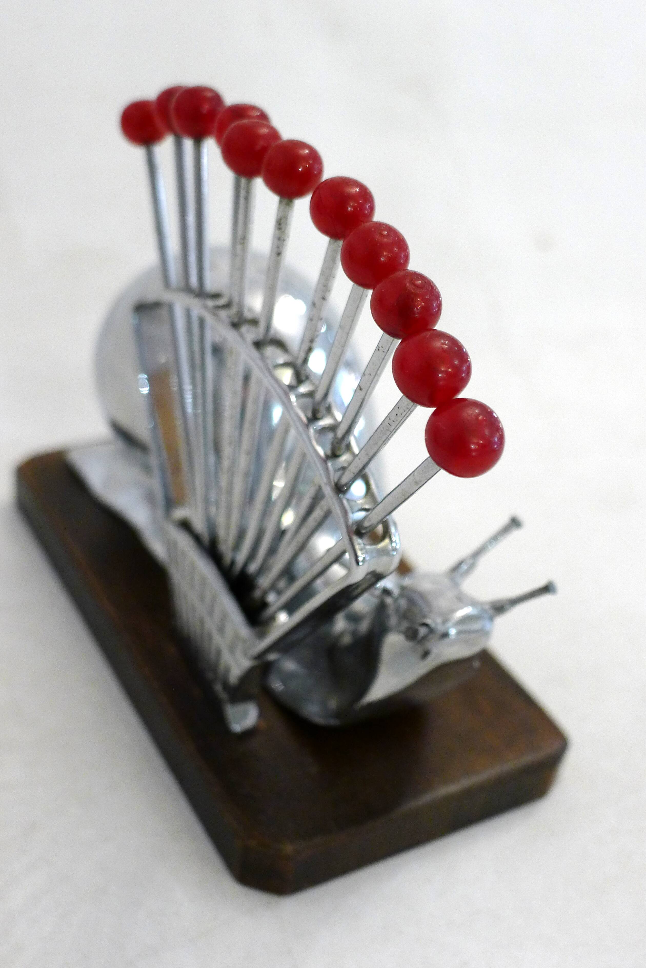 Set of snail forks / Art Deco aperitif 1930s