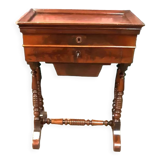 Table d'appoint /table travailleuse en acajou xixè patine d'origine