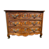 Commode in cherry tree of louis XV - eighteenth century