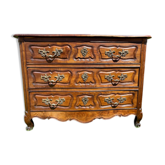Commode in cherry tree of louis XV - eighteenth century