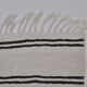 Tapis Kilim ancien en chanvre blanc vintage sku3885