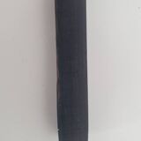 Ebony and chiseled metal knife holder set