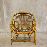 Rattan armchair