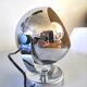 Applique eye ball en inox design années 70