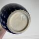Hand painted blue & white ceramic vase