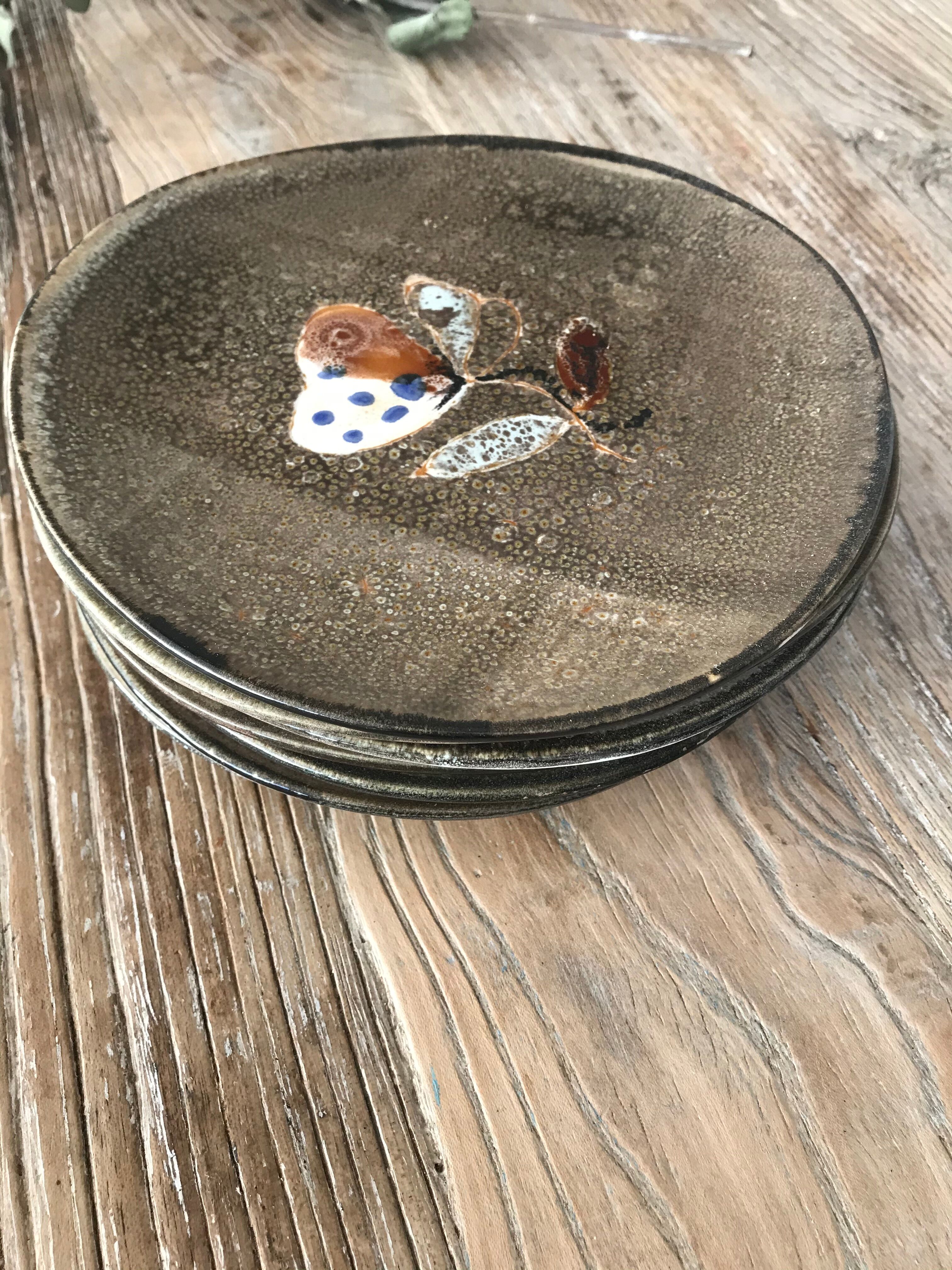 batch of 6 porcelain dessert plates
