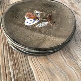 batch of 6 porcelain dessert plates