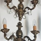 4 appliques en bronze des années 50