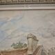 Watercolor landscape painting signed Robert Rutz original Montparnasse frame