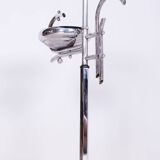Restored Bauhaus Small Table, Unusual Design, Chrome, Bakelit, Germany, 1930s