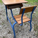 Vintage 60s  school desk wood and metal
