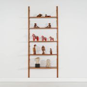 Modular shelving, teak veneer, Denmark, 1970s