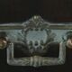 Neoclassical brass side table 1950/60
