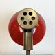 Vintage red east german table lamp from aka leuchten, 1970s