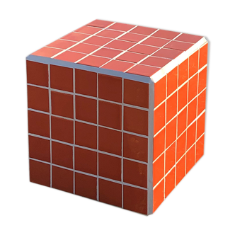 Cube side table - ceramic tiles