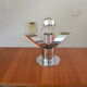 Lampe Raak fleur métal chromé