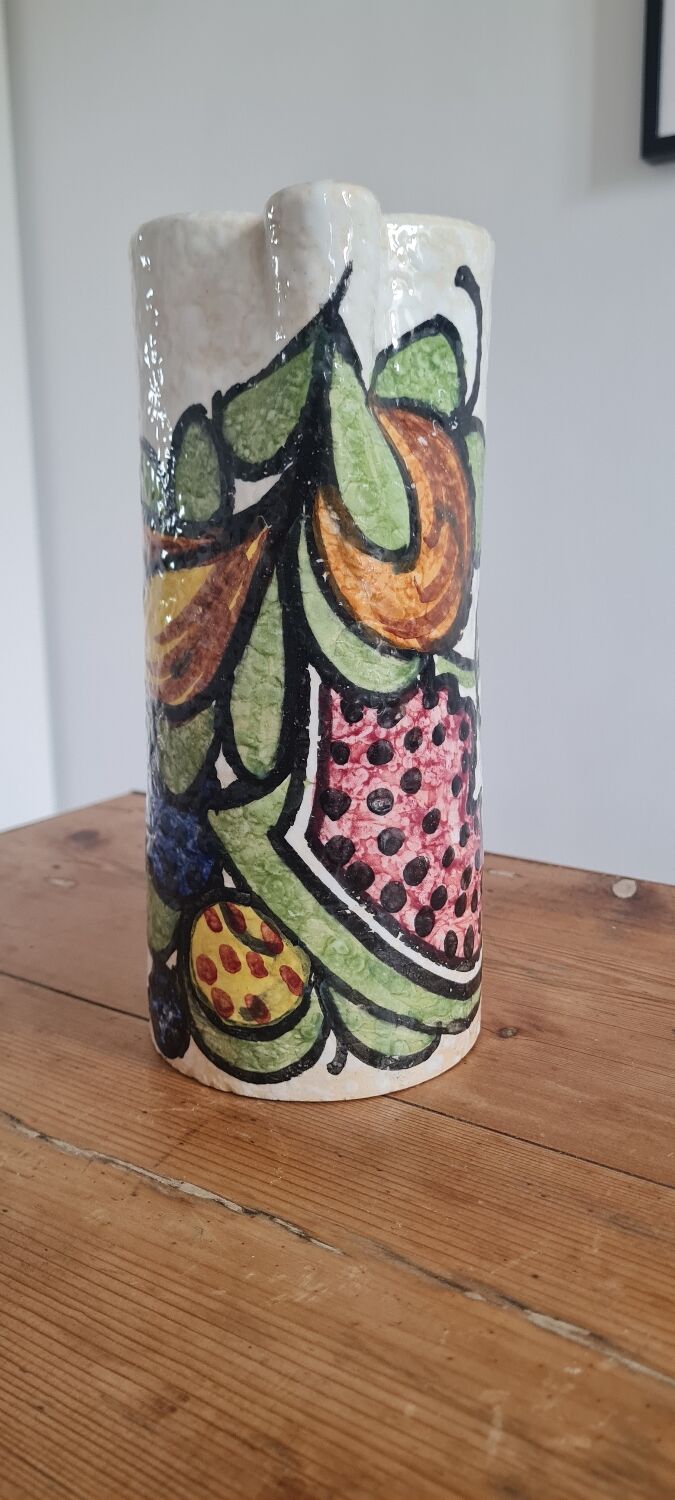 Talavera ceramic pitcher Mexico 1960