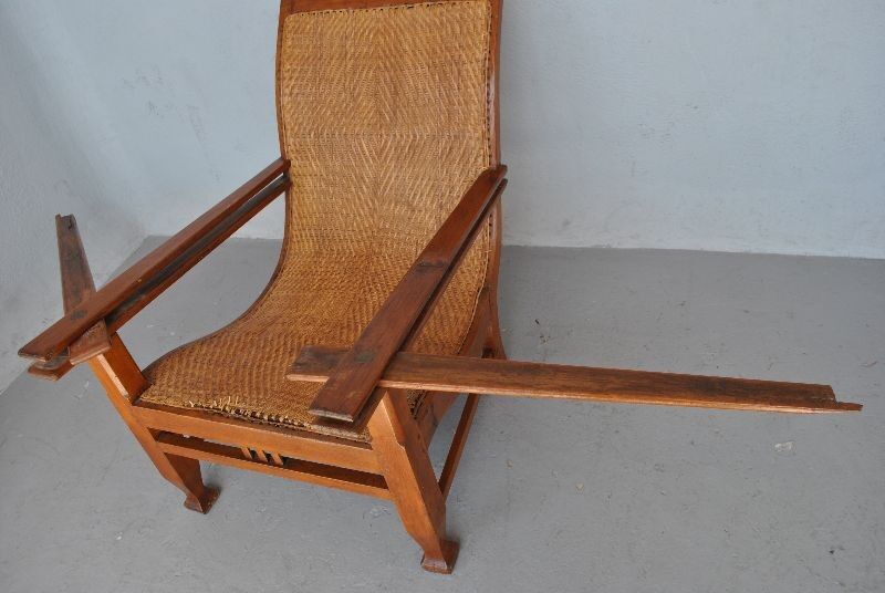 Fake pair of colonial chairs end XIX said planters