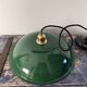 Green opaline pendant light