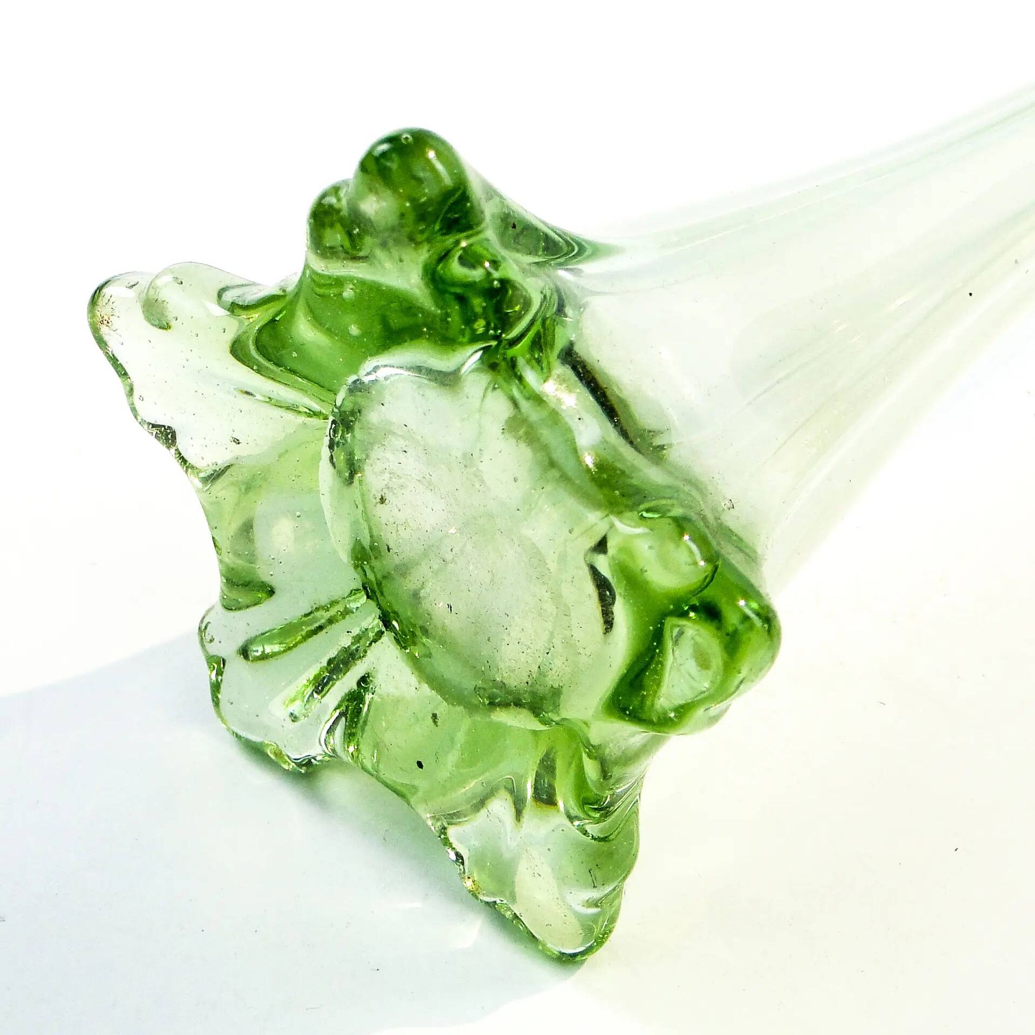 Art Nouveau vase, glass, Belgium, 1930s