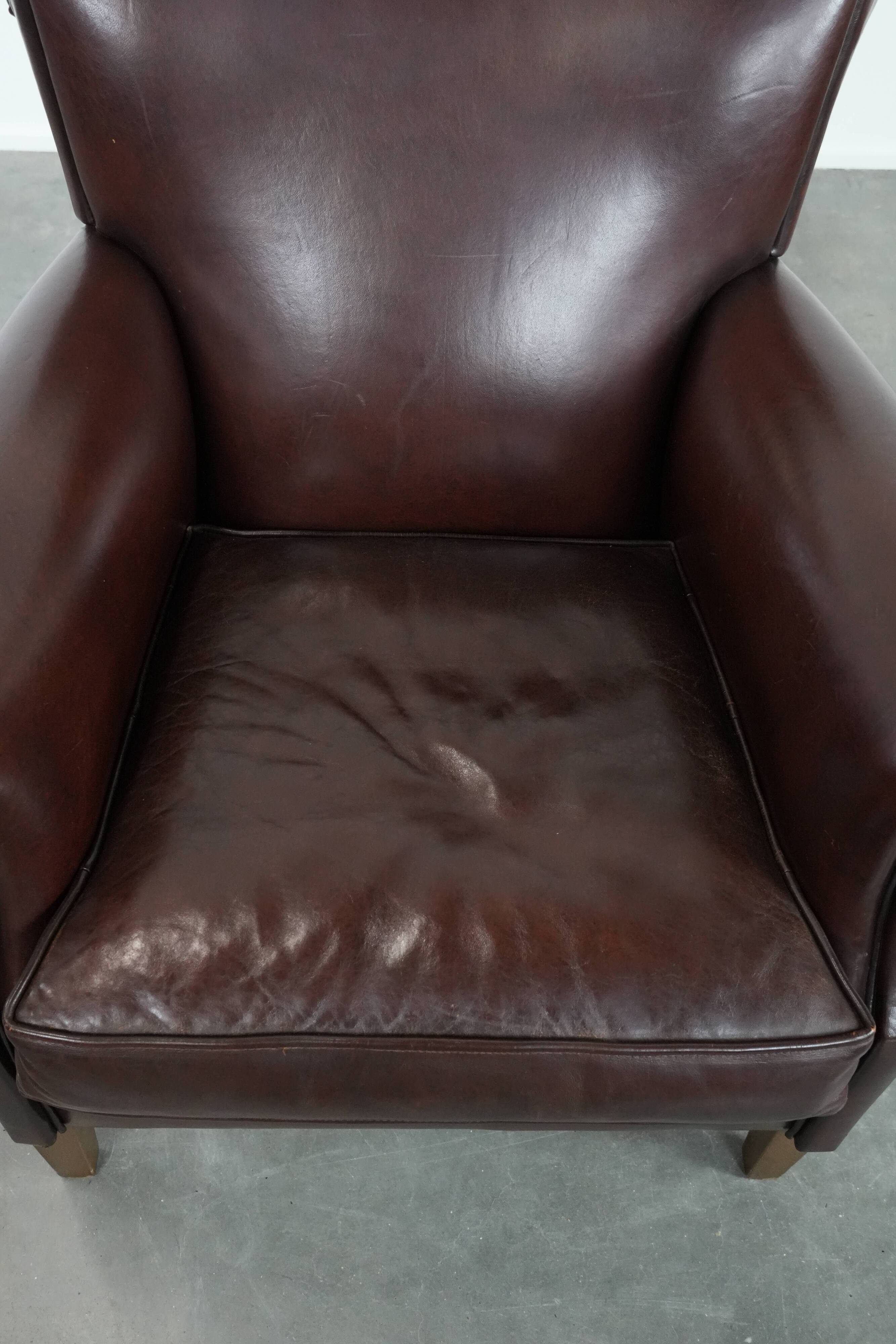 Luxury Sheep Leather Armchair with a Timeless Look