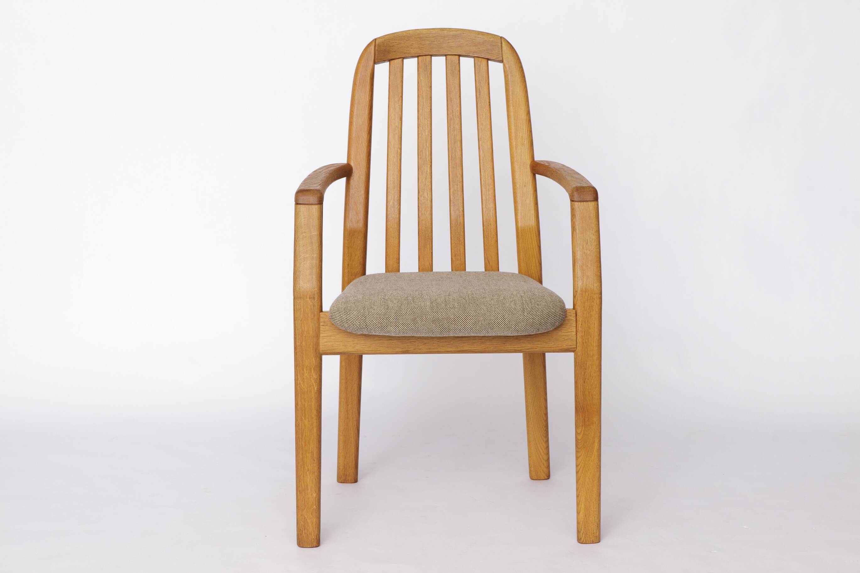 Vintage Dyrlund Armchairs in Oak, 1970s | Danish Mid-Century Modern