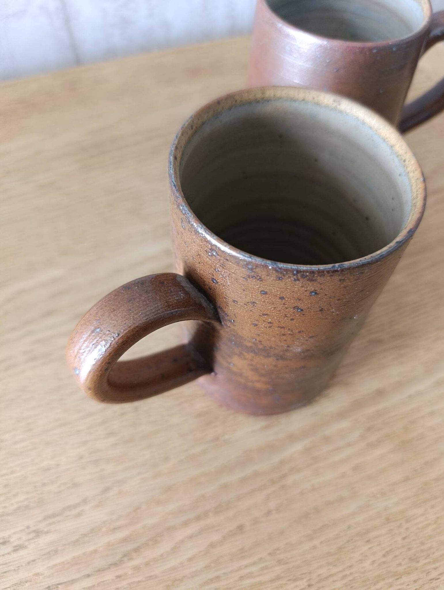 Mugs en grès de Puisaye grand format