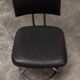 Pair of French Army telegraph operator's swivel chairs, new leather