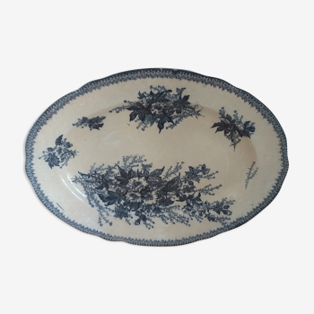 Oval serving dish