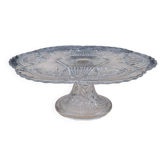 Plat sur pied gâteau tarte transparent 3313