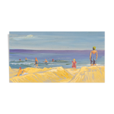 Beach, Gouache on Paper, 50 x 29 cm