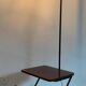 Floor lamp with magazine rack and shelf 50's