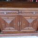 Low cabinet two doors two drawers Henry II style